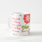 Mütter halten ihr Kinderzitat Kaffeetasse (Vorderseite Links)