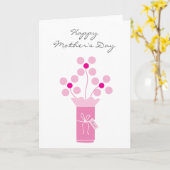 Mutter, HappyMothers Tag Karte (Gelbe Blume)