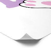 Mutter Hase, Retro, Vintage Poster (Ecke)