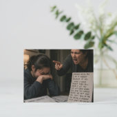 Mutter hasst mich postkarte (Stehend Vorderseite)