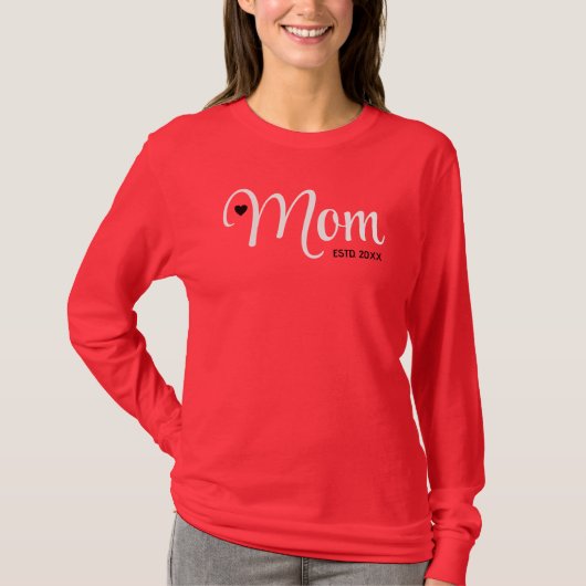 Mutter hat einfaches Skript Mütter Geschenk T-Shirt (Vorderseite)