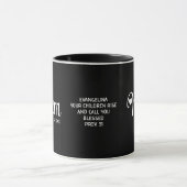 Mutter hat einfaches Skript Mütter Geschenk Tasse (Zentrum)