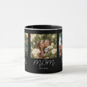 Mutter hat Modern Bold Script Black 3 Foto erstell Tasse (Zentrum)