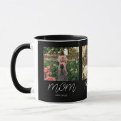 Mutter hat Modern Bold Script Black 3 Foto erstell Tasse (Links)
