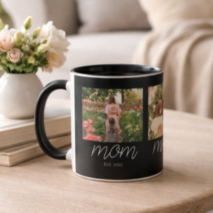 Mutter hat Modern Bold Script Black 3 Foto erstell Tasse
