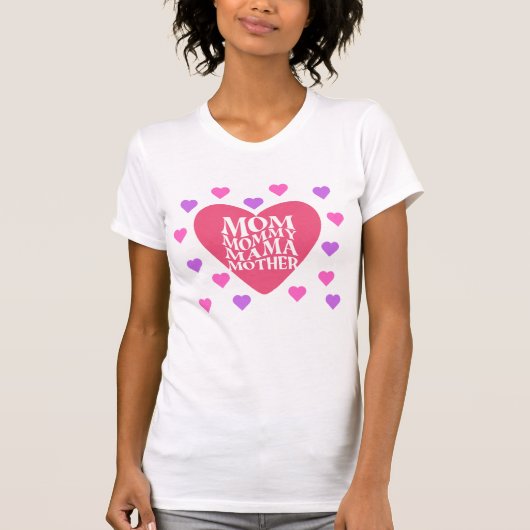 Mutter hat viele Namen T - Shirt (Vorderseite)