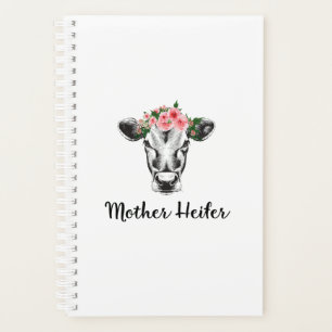 Mutter Heifer Niedlich Perfektes Geschenk für Mut Planer