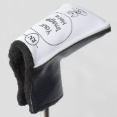 Mutter Hen Nesting on a Monogram Egg Golf Headcover (3/4 Vorderseite)
