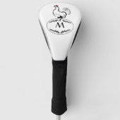 Mutter Hen Nesting on a Monogram Egg Golf Headcover (Vorderseite)