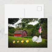 Mutter Hen Postcard Postkarte (Vorne/Hinten)