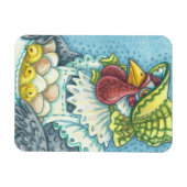 Mutter Hen und ihre Chicks MAGNET * Anpassen (Horizontal)