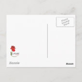 Mutter Hen und Küken Postkarte (Rückseite)