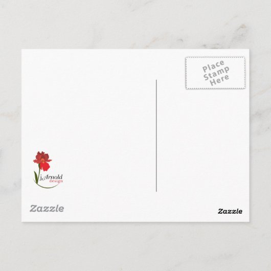 Mutter Hen und Küken Postkarte (Rückseite)