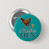 Mutter-Henne Button (Vorne & Hinten)