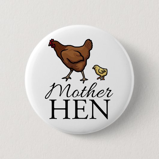 Mutter-Henne Button (Vorderseite)