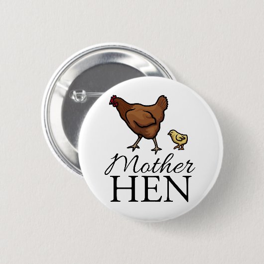 Mutter-Henne Button (Vorne & Hinten)