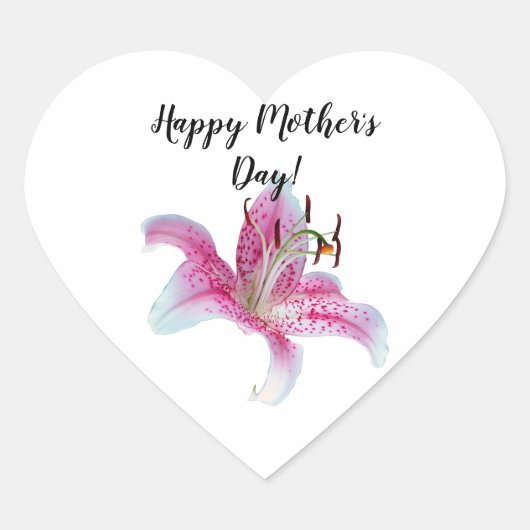 Mutter Herz-Aufkleber (Vorderseite)