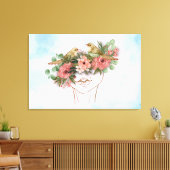 Mutter: Herz von Zuhause Canvas Print (verschieden Leinwanddruck (Insitu (Wohnzimmer))