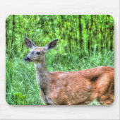 Mutter Hirsche auf Ranch Wildlife Foto Mousepad (Vorne)