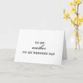 Mutter Hochzeitkarte Karte (Gelbe Blume)