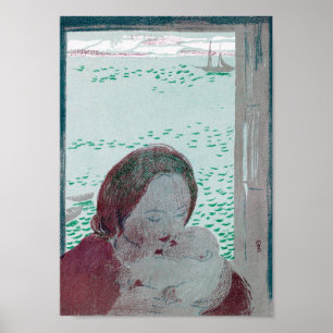 Mutter Holding Baby, Maurice Denis Poster