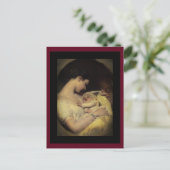 Mutter Holding Baby Postkarte (Stehend Vorderseite)