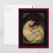 Mutter Holding Baby Postkarte (Vorne/Hinten)