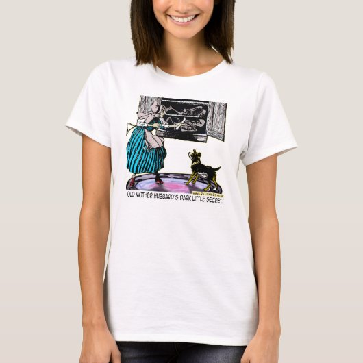 Mutter hubbards schmutziges Geheimnis T-Shirt (Vorderseite)