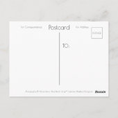 Mutter Hummingbird | Blue Beach Song™ Postkarte (Rückseite)