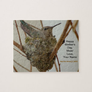 Mutter Hummingbird Puzzle von Blue Beach Song