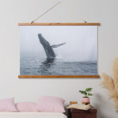 Mutter Humpback Whale Wandteppich Mit Holzrahmen (Schlafzimmer)