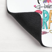 Mutter I Liebe heißt Granny Sonnenblume Geburt Mousepad (Ecke)