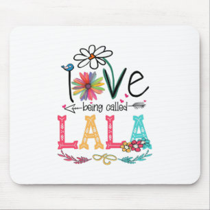 Mutter I Liebe wird als Lala Sonnenblume Geburtsta Mousepad