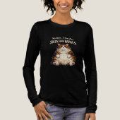 Mutter, ich bin doch nur Haut und Knochen – Lustig Tri-Blend Shirt (Vorderseite)