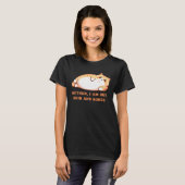 Mutter, ich bin nur Haut und Knochen Katzen-Design T-Shirt (Vorne ganz)