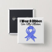 Mutter - ich trage Singrün-Band Button (Vorne & Hinten)