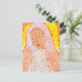 Mutter im Gebet Postkarte (Stehend Vorderseite)