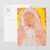 Mutter im Gebet Postkarte (Vorne/Hinten)