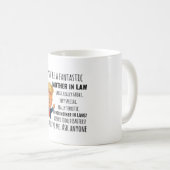 Mutter im Gesetz Bestes Geschenk Kaffeetasse (VorderseiteRechts)