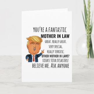 Mutter im Gesetz Bestes Geschenk Karte