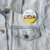 Mutter im Gesetz Floral Bouquet Wedding Button (Beispiel)