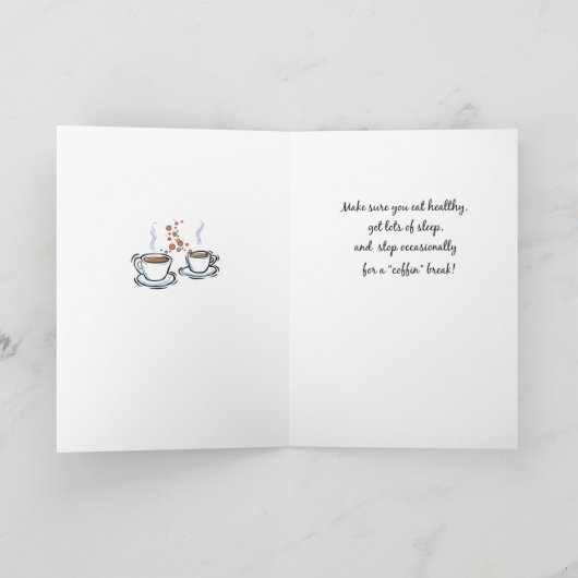 Mutter im Gesetz Funny Halloween Hexen brauen Karte (Innenseite)