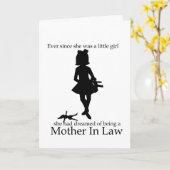 Mutter im Gesetz Geburtskarte Karte (Gelbe Blume)