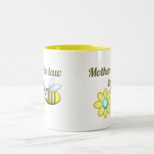 Mutter im Gesetz, um Zwei-Tonen-Kaffee-Tasse Zweifarbige Tasse (Mittel)