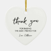 Mutter im Recht danke, dass du einen Mann aufgewec Keramik Ornament (Vorne)