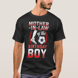 Mutter im Recht der Geburtstagsjunge Fußball-Bd T-Shirt