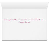 Mutter im Recht Happy Oaster Tulip Karte (Innenansicht Horizontal (Unten))