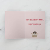 Mutter im Recht Welpe in Box Valentine's Karte (Innenseite)