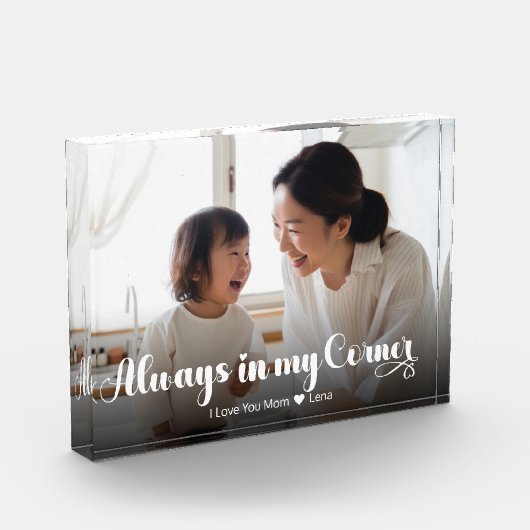 Mutter - immer in meiner Ecke - horizontal Fotoblock (Links)