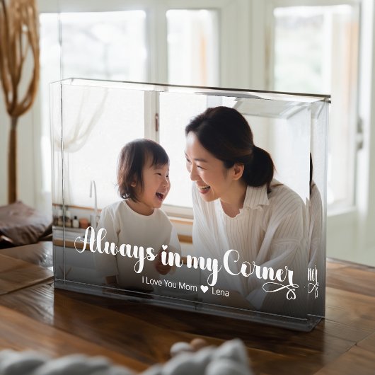 Mutter - immer in meiner Ecke - horizontal Fotoblock